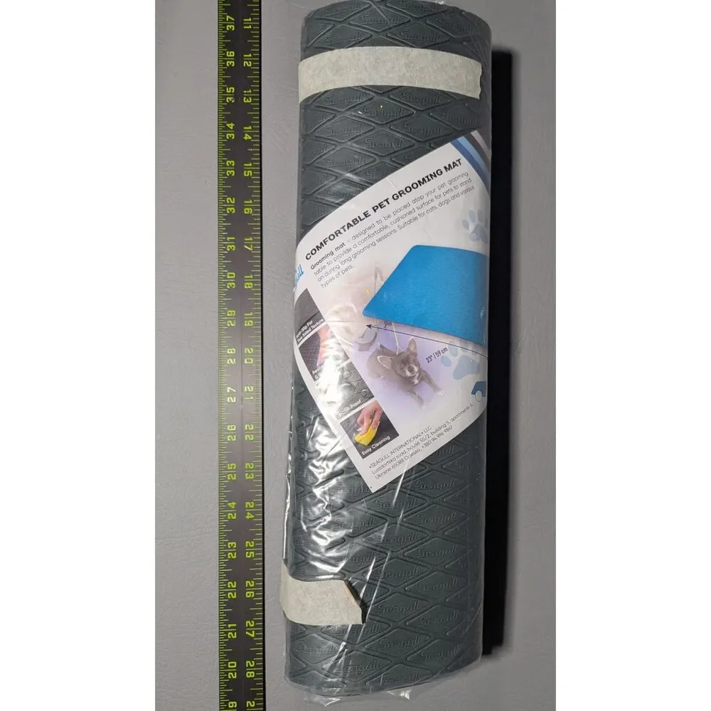 NEW - Seagull Pet Grooming Table Mat 23x15.5 Waterproof Non Slip Dog Cat Pad